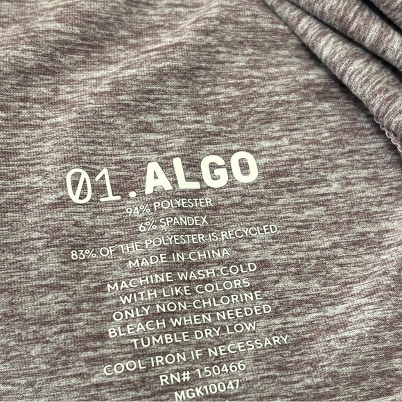 01.Algo Men’s Performance V Neck t-Shirt Medium UPF 40 Sustainable Activewear - Picture 7 of 7